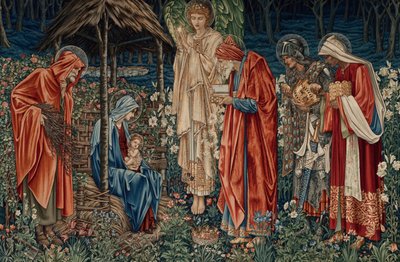 De Aanbidding der Wijzen door Edward Burne Jones